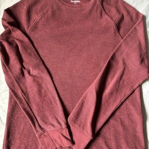 Goodfellow & Co Men's Burgundy Crewneck Sweater